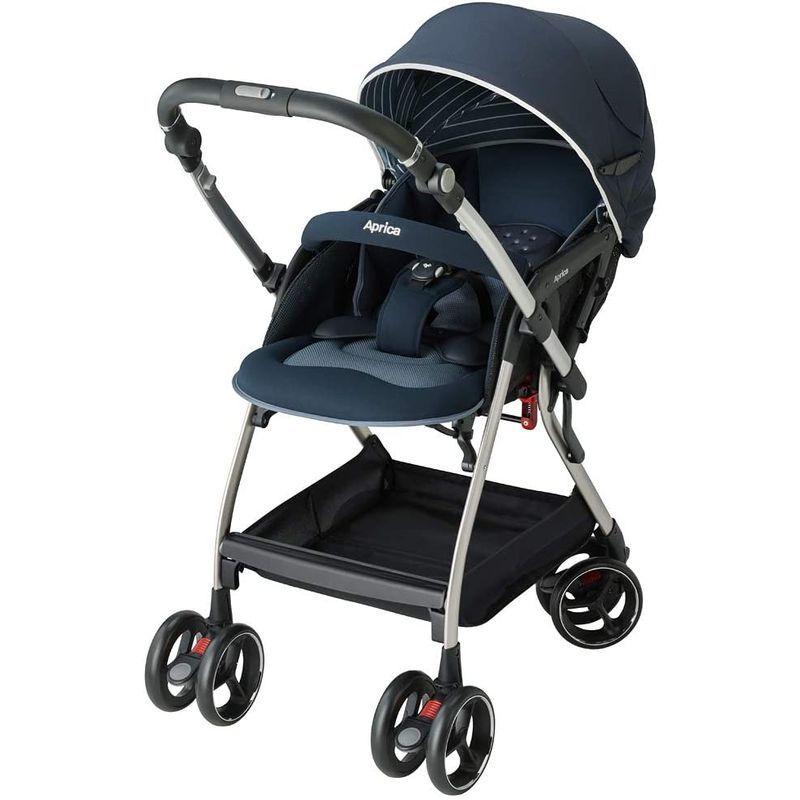 【初期/レア】 Aprica(アップリカ) A形オート4輪ベビーカー オプティア クッション AB Optia Cushion AB ネイビー 1か月~ 2 【7768348653】(27739円)