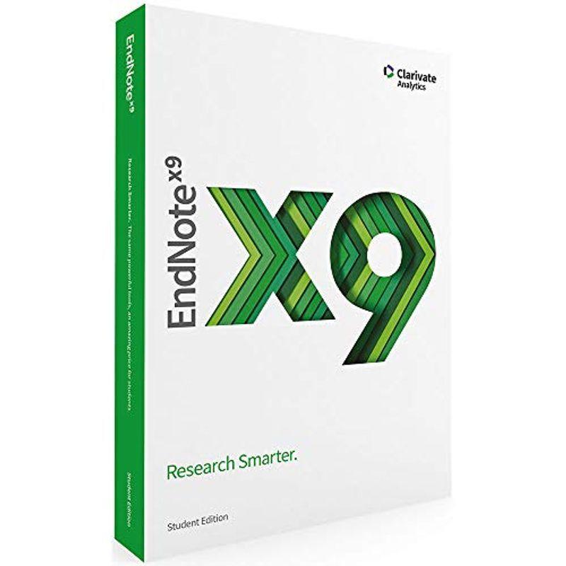 EndNote X9 Student Edition (Windows/Mac) 英語版 並行輸入品