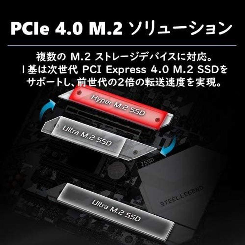 ASRock マザーボード Z590 Pro4 Intel 10世代 ・ 11世代 CPU ( LGA1200 ) 対応 Z590 チップセ Z590 マザーボード Pro4 Intel 10世代 11世代 CPU LGA1200 対応 チップセ