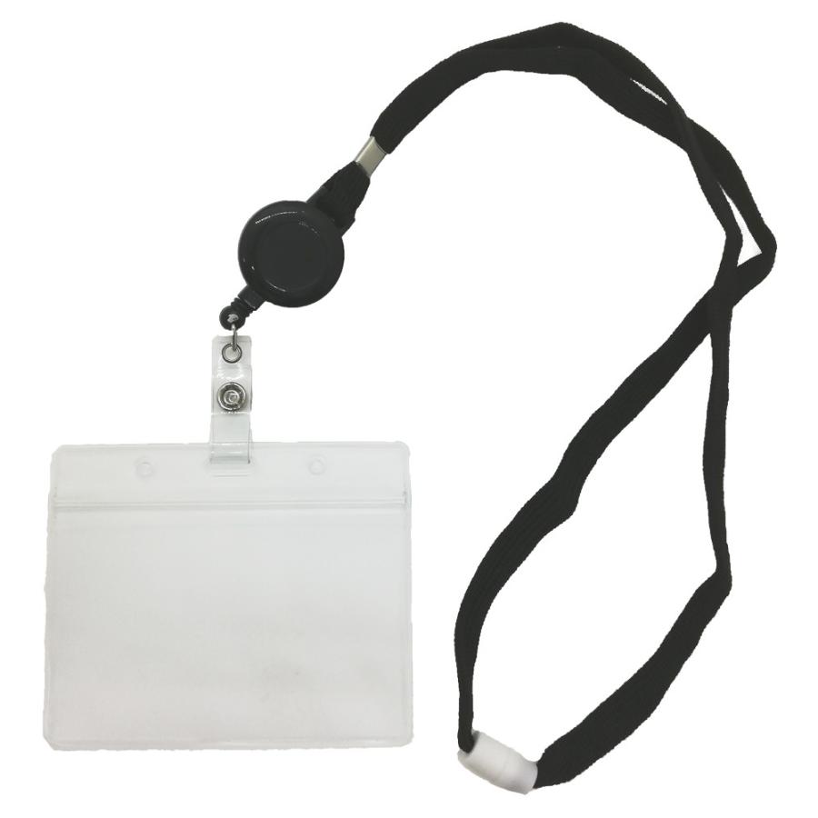 12個セット ネームホルダー ネックストラップ伸縮リール付き 全4色 カードホルダー 名札 Idカード オフィス イベント S まるとくや 通販 Yahoo ショッピング