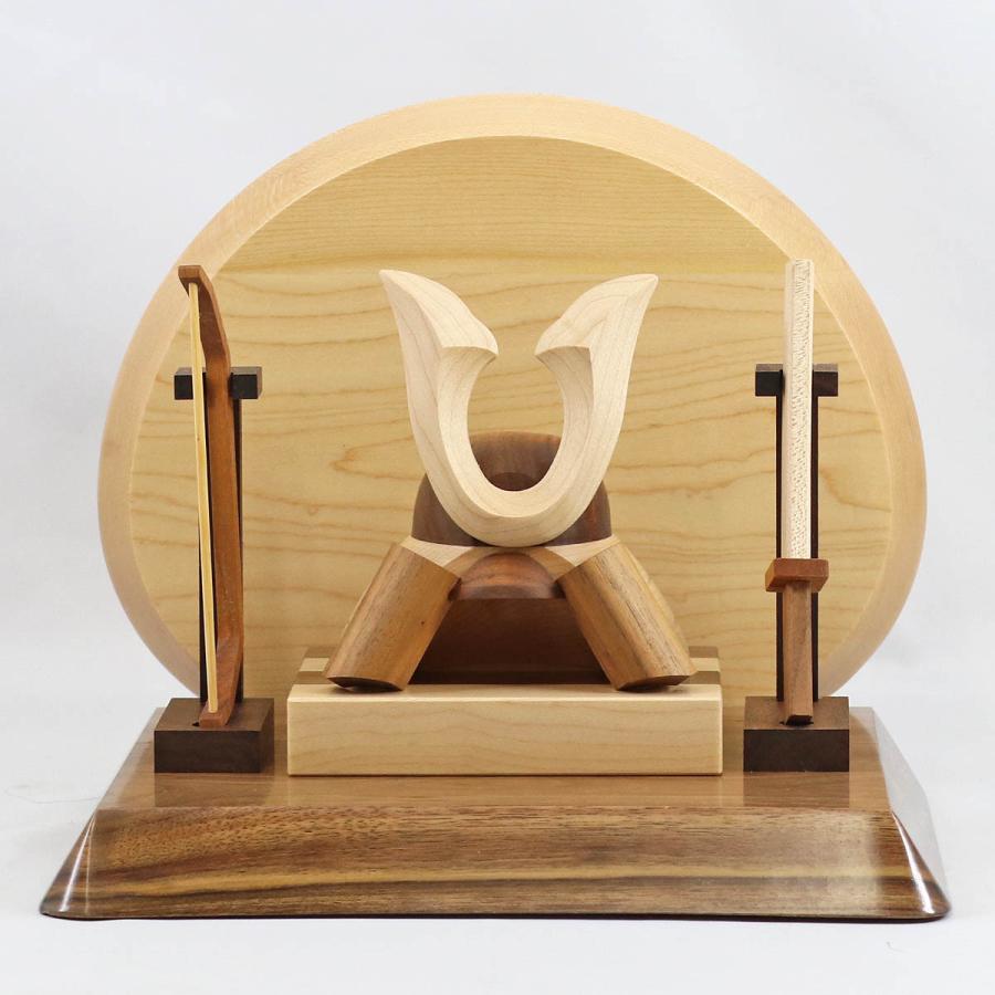 五月人形 兜 木製兜飾り 木製 無垢材の兜 Muku むく 大鍬形 高級木材使用台屏風 弓 太刀セット コンパクト おしゃれ Gowd Mwm N W11 雛人形 五月人形 こいのぼりの丸富 通販 Yahoo ショッピング