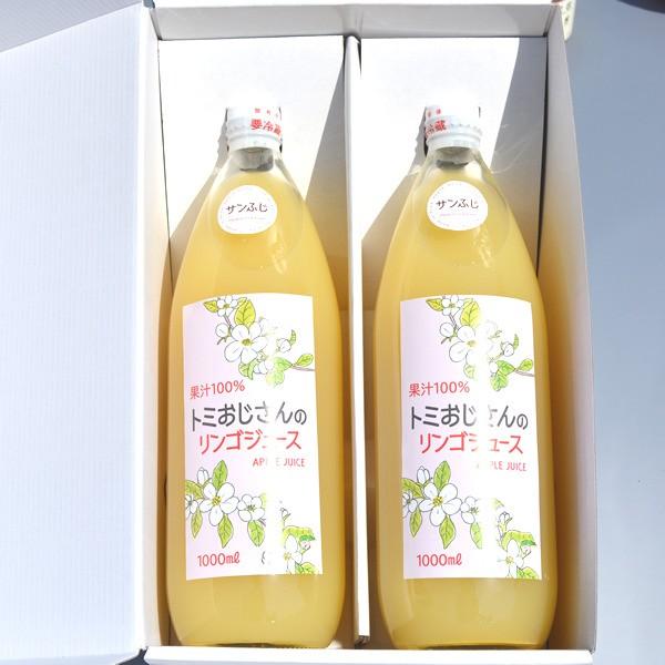 りんごジュース 2本入 送料無料 長野県産 ストレート 果汁100％ ギフト