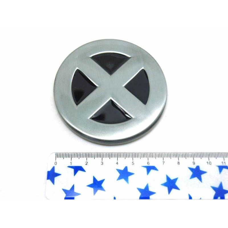 爆買 X文字 メタル バックル ベルト無し シンプル X-men 8cm 金具 金属