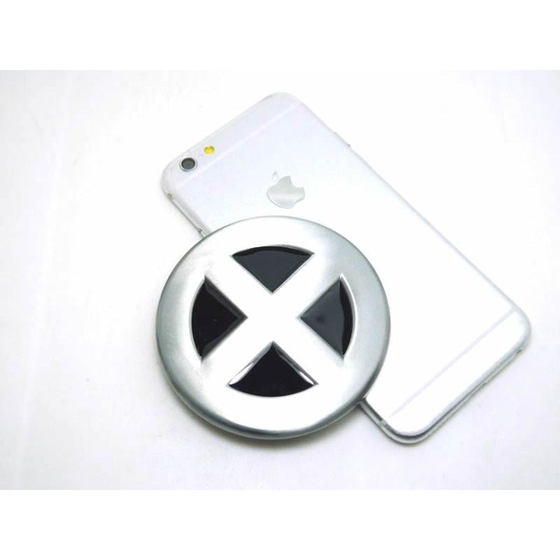 爆買 X文字 メタル バックル ベルト無し シンプル X-men 8cm 金具 金属