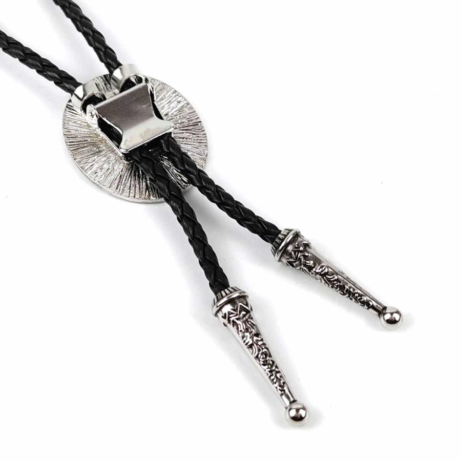 紐ループタイ ボロタイ アンティーク シルバー オオカミ 狼 ウルフ