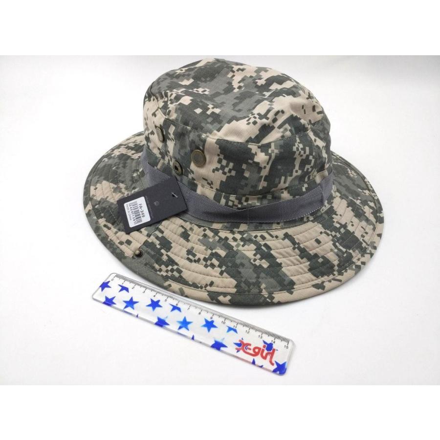 迷彩ハット 帽子 ACUデジカモ柄 フリーサイズ 男女 サバイバルゲーム