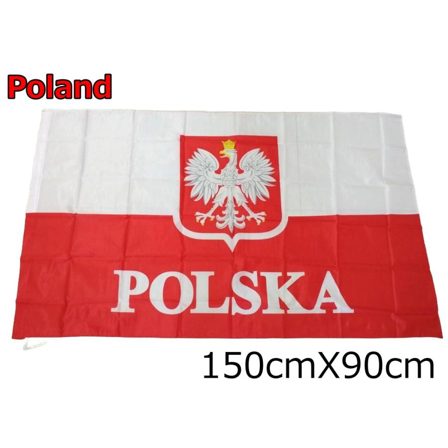 ポーランド国旗 大型フラッグ 4号 150cmx90cm Polska 送料無料 Fl118 まるともストア 通販 Yahoo ショッピング