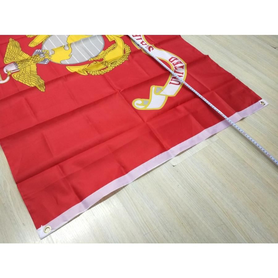 アメリカ海軍 US MARINE USMC旗 大型フラッグ 米国海兵隊 150X90cm