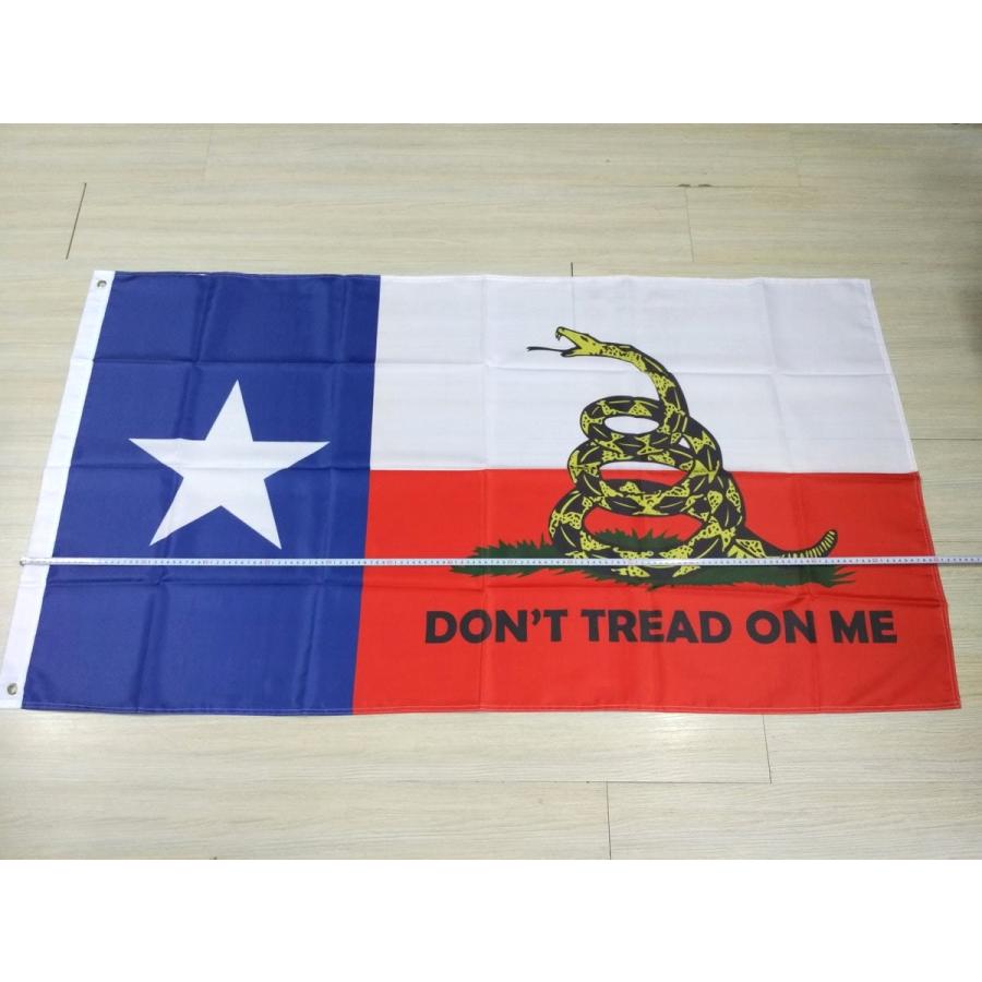 アメリカ テキサス州旗 Dont Tread 大型フラッグ 150cmx90cm 4号サイズ 蛇 Dm便送料無料 Fl165 まるともストア 通販 Yahoo ショッピング