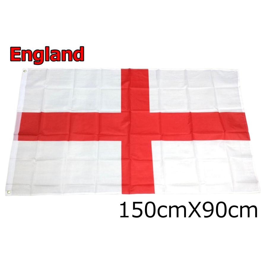 イングランド 大型フラッグ 150cmX90cm セントジョージクロス 国旗 旗