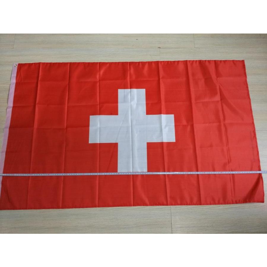 スイス国旗 大型フラッグ 4号 150X90cm DM便送料無料 : まるともストア