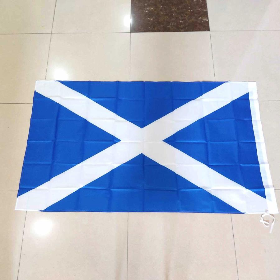 スコットランド 国旗 大型フラッグ 150cmX90cm 4号サイズ セント