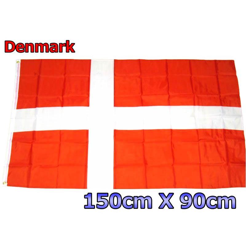 デンマーク国旗 ダンネブロ 150cmX90cm 大型フラッグ 4号サイズ Y7位