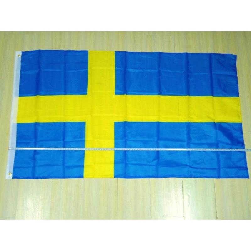 スウェーデン国旗 金十字旗 大型フラッグ 150cmX90cm 4号サイズ IKEA