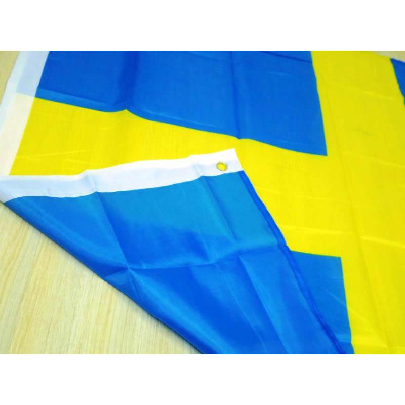 スウェーデン国旗 金十字旗 大型フラッグ 150cmX90cm 4号サイズ IKEA