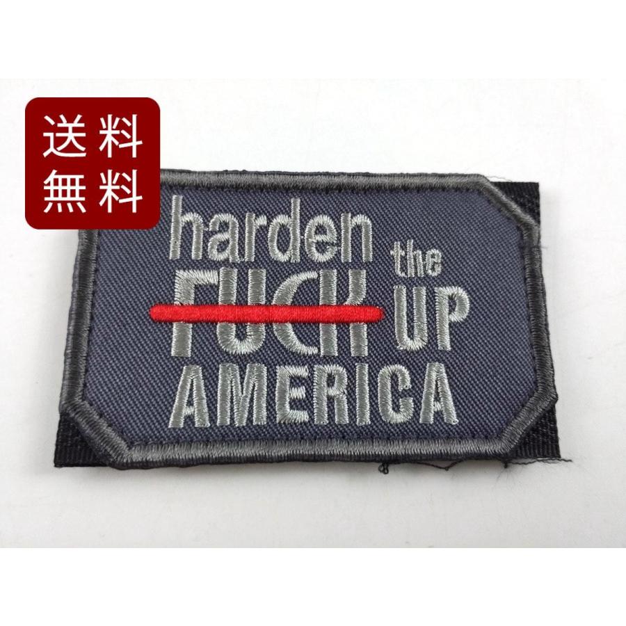 harden fuck america アメリカ パッチ ワッペン サバゲー ミリタリー
