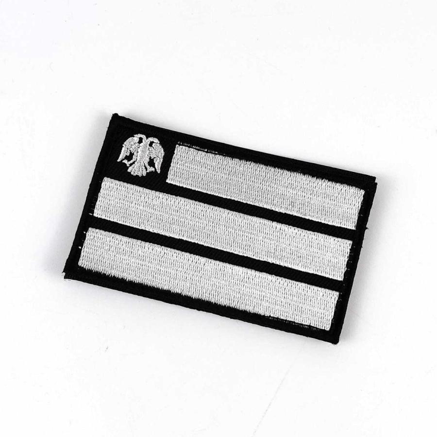 刑務 ワッペン ベルクロ レプリカ ロシア レプリカ パッチ ワッペン ベルクロ ブラック 国旗 イーグル
