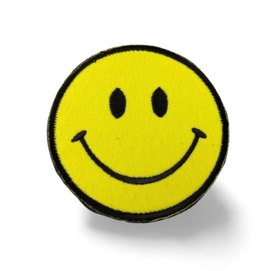 スマイルマーク 丸型 タクティカル パッチ ワッペン ベルクロ イエロー 6 2cmx6 2cm Dm便送料無料 Ji1879 まるともストア 通販 Yahoo ショッピング