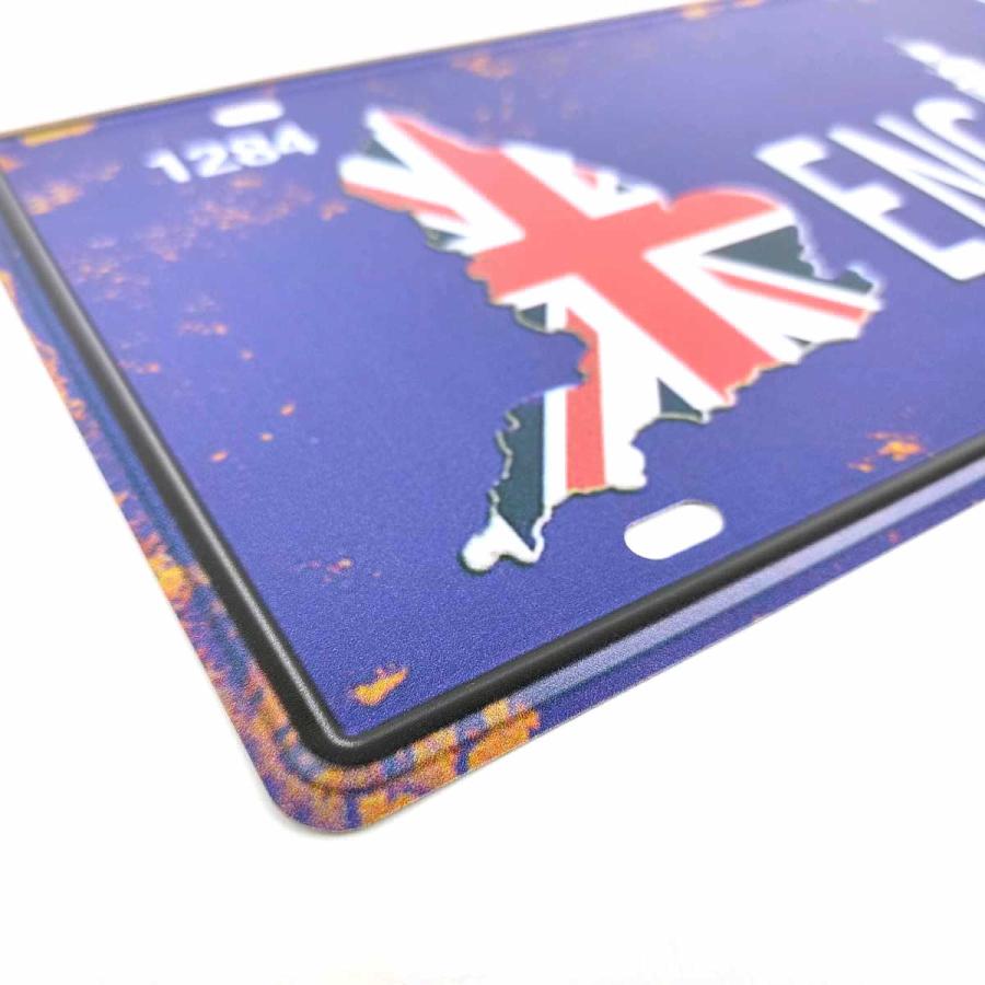 アメリカン風ブリキ看板 アンティーク調 イングランド イギリス