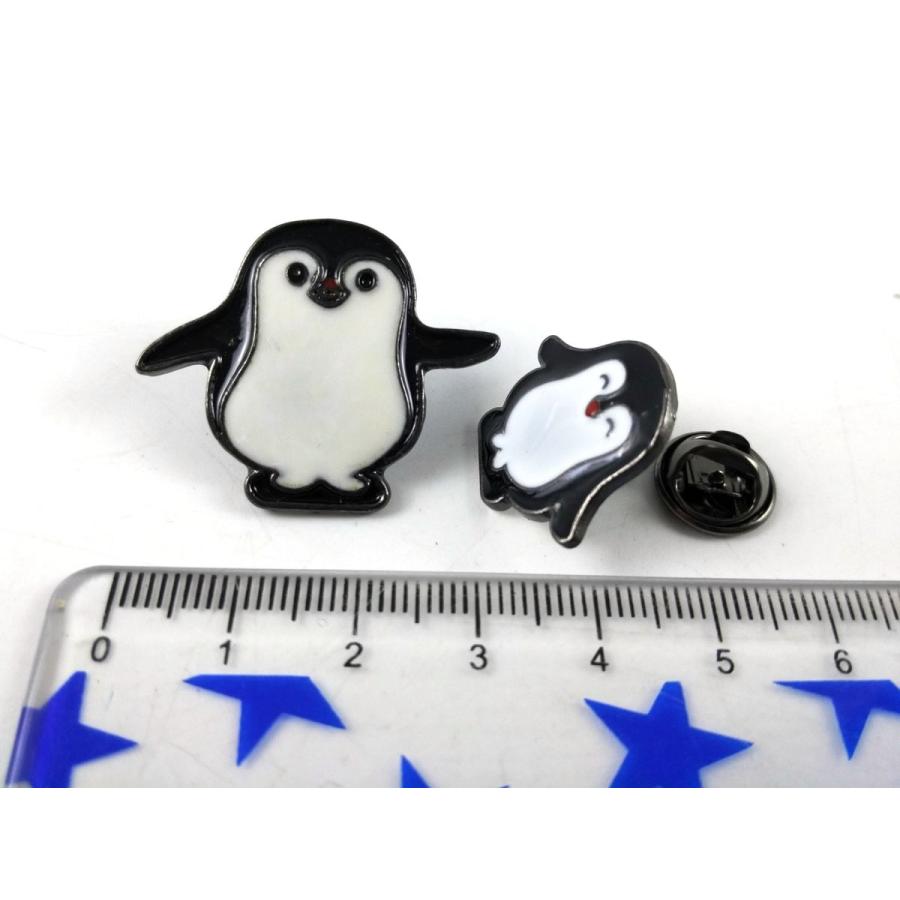 ペンギン 親子 ピンバッジ 2個セット ピンズ 送料無料｜marutomostore｜02