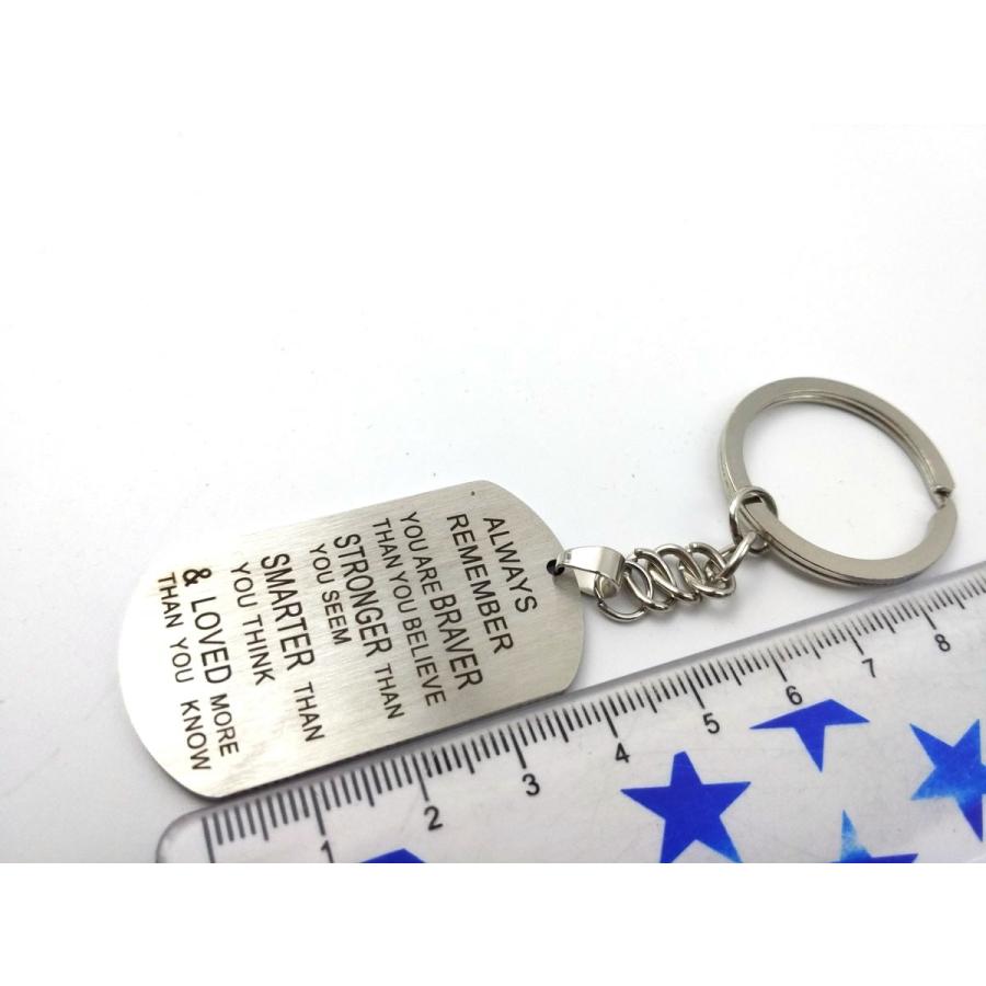 ドッグプレート キーホルダー サインプレート 英文 ALWAYS REMEMBER