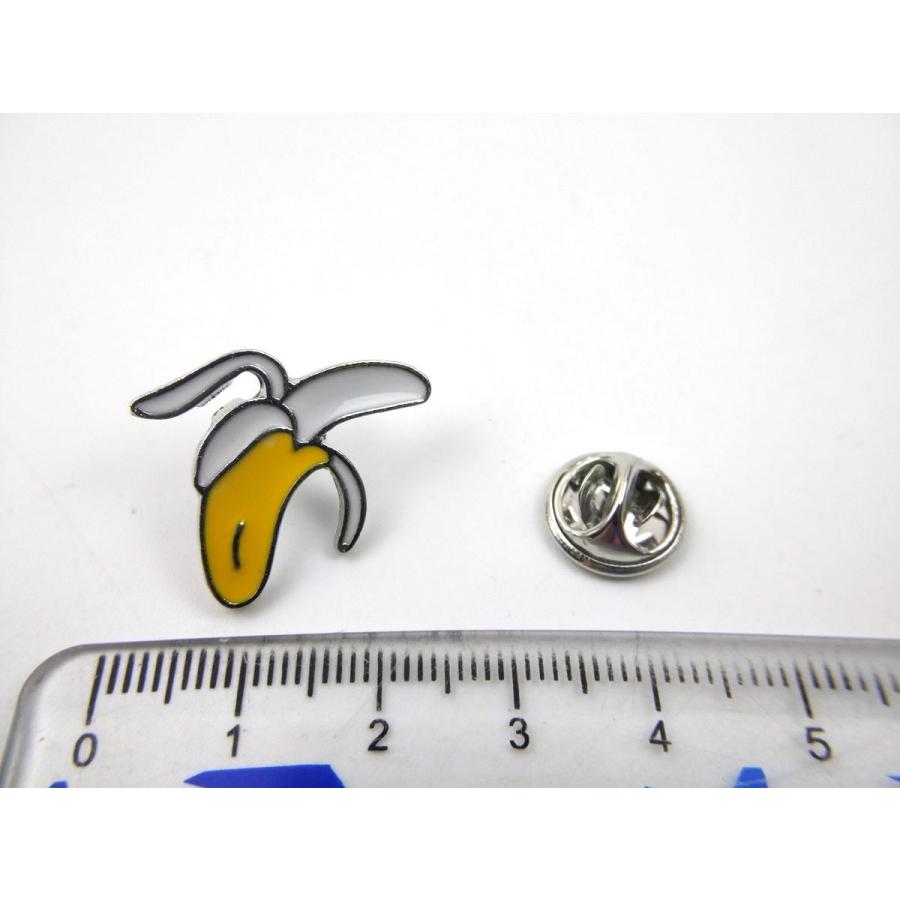 バナナ ピンバッジ ピンズ フルーツ 1.9cmX2.3cm 送料無料