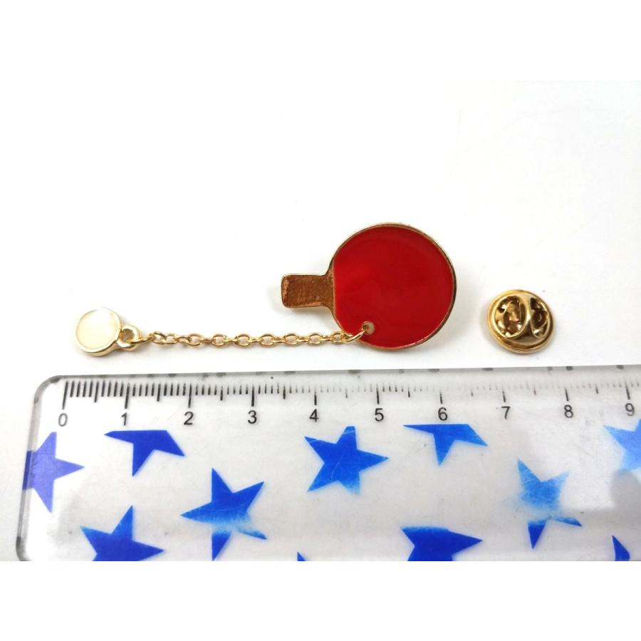 卓球 ピンバッジ ピンズ チャーム付き チェーン ラケット かわいい 2 8cmx2cm Dm便送料無料 Ke2336 まるともストア 通販 Yahoo ショッピング
