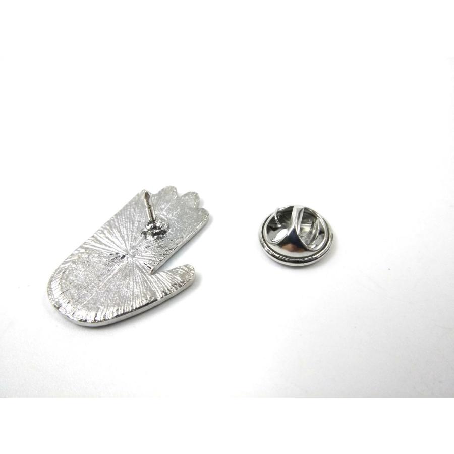 手 ピンバッジ オカルト 悪魔 ハンド 3cmX1.2cm 送料無料 : まるとも