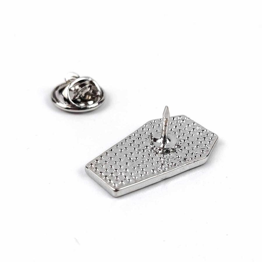 棺桶 ピンバッジ 十字架 オカルト 3.2cmX1.8cm ピンズ 留め具 バッチ
