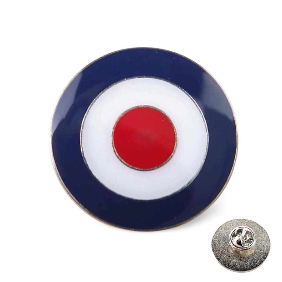 爆買 ターゲットマーク モッズ ピンバッジ 2.5cm パーティー 面白