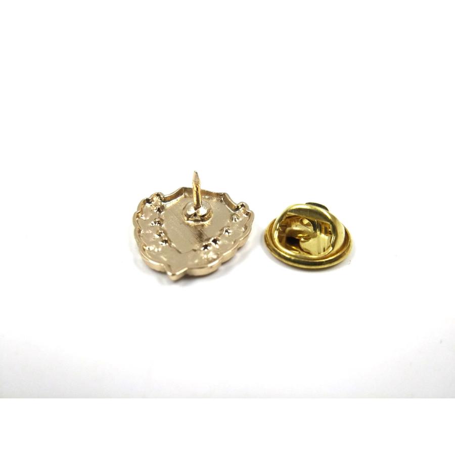 フランス国旗 紋章 ピンバッジ 麦穂 1.6cmX1.7cm フランス パリ ピンズ