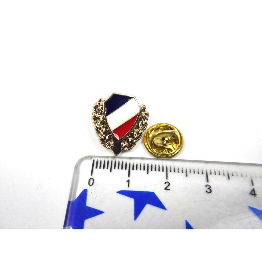 フランス国旗 紋章 ピンバッジ 麦穂 1.6cmX1.7cm フランス パリ ピンズ