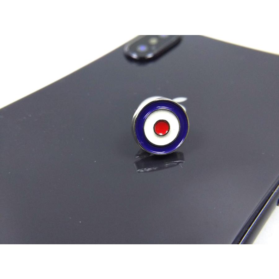 ターゲットマーク モッズ ピンバッジ パーティー 1.2cm 面白 ピンズ