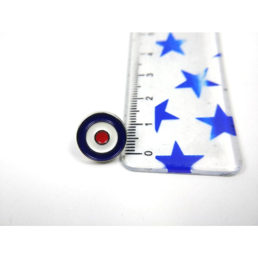 ターゲットマーク モッズ ピンバッジ パーティー 1.2cm 面白 ピンズ