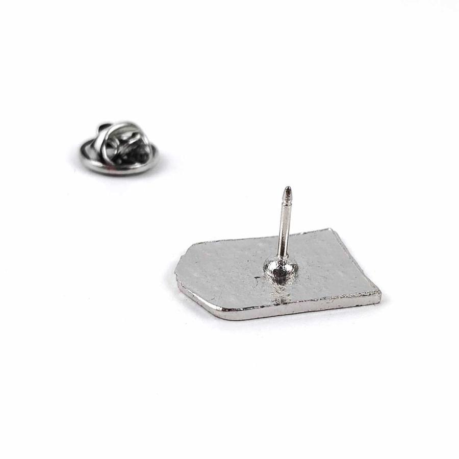 アメリカ 国旗 ピンバッジ 盾形 USA 1.5cmX2.2cm 留め具 バッチ