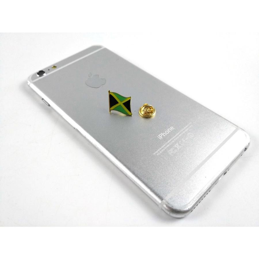 ジャマイカ国旗 ピンバッジ ピンズ 2cmX1.5cm DM便送料無料 : まるとも