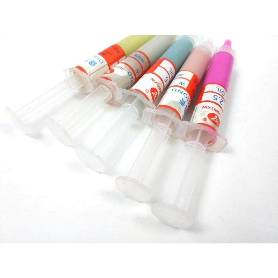 ダイヤモンドペースト 液体 コンパウンド 研磨 鏡面 仕上げ 5本セット 2000〜10000 2.5cmX14cm Y1位 研磨剤 粒度 セット  番手 ダイヤモンド 種類 鏡面仕上げ