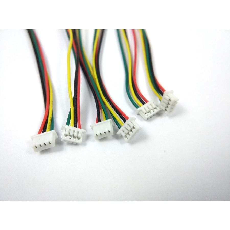 爆買 micro JST 1.25mm 4ピン オス コネクタ ケーブル 10cm 6本セット