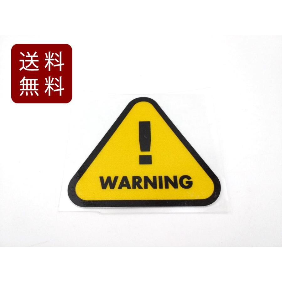 バイク 車用 Warning 注意 警告 防水ステッカー リフレクターシール 反射 イエロー Se1743 まるともストア 通販 Yahoo ショッピング