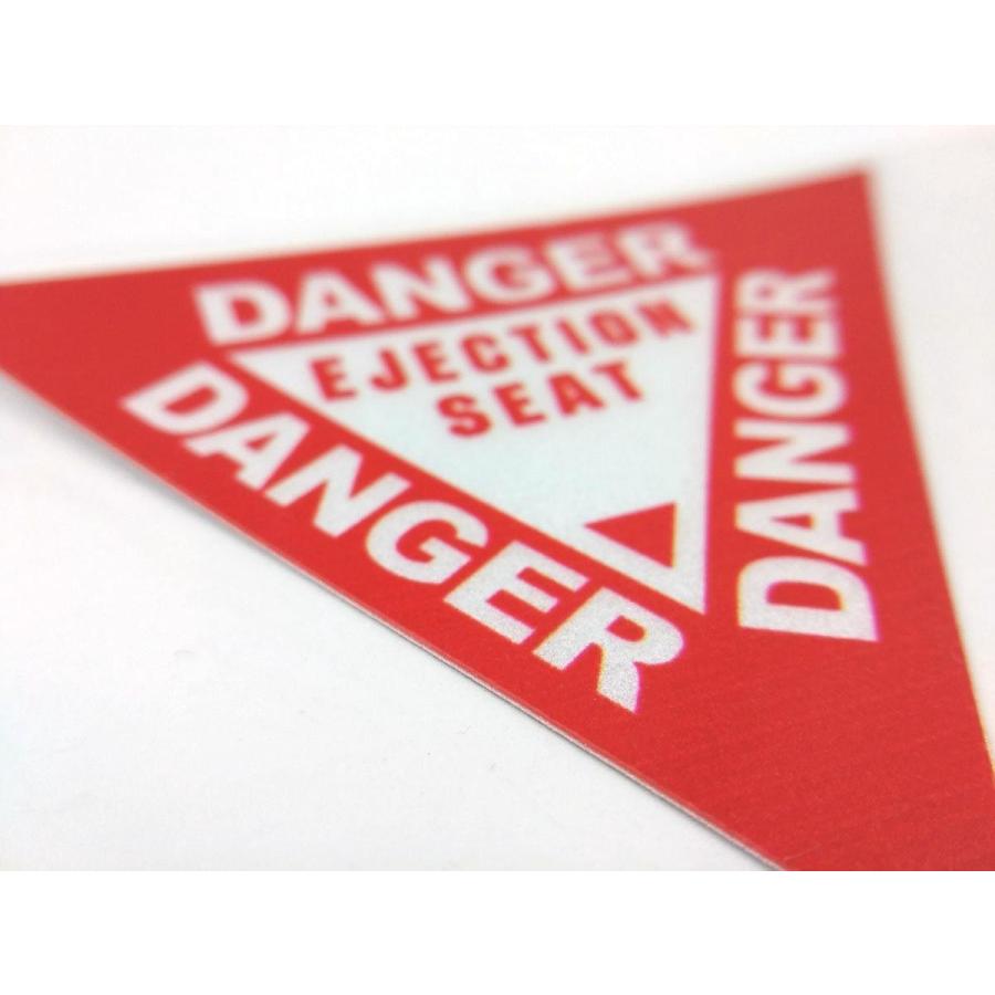 バイク 車用 Danger 危険 警告 防水ステッカー リフレクターシール 反射 レッド Se1744 まるともストア 通販 Yahoo ショッピング