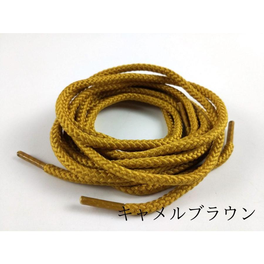 丸型 靴ひも ざっくり太タイプ 100cm 全14色 シューレース ブーツ 丸 