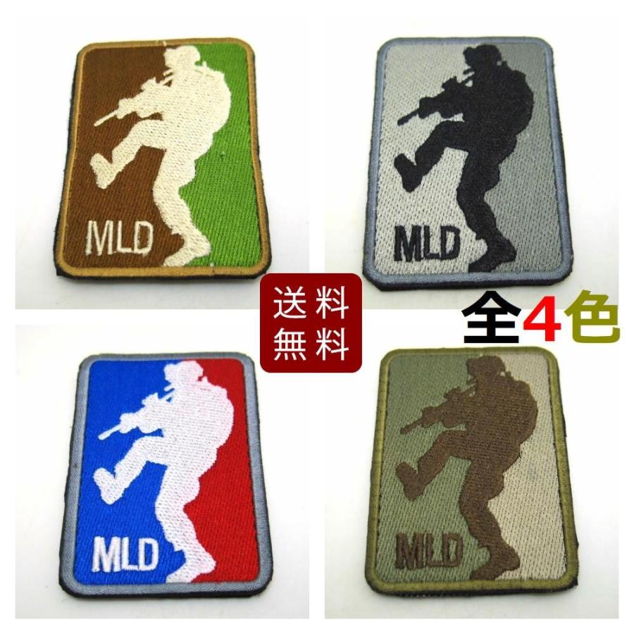 ミリタリーパッチセット多数 MLD スナイパー パッチ ワッペン ミリタリー 全4色 送料無料 : まる