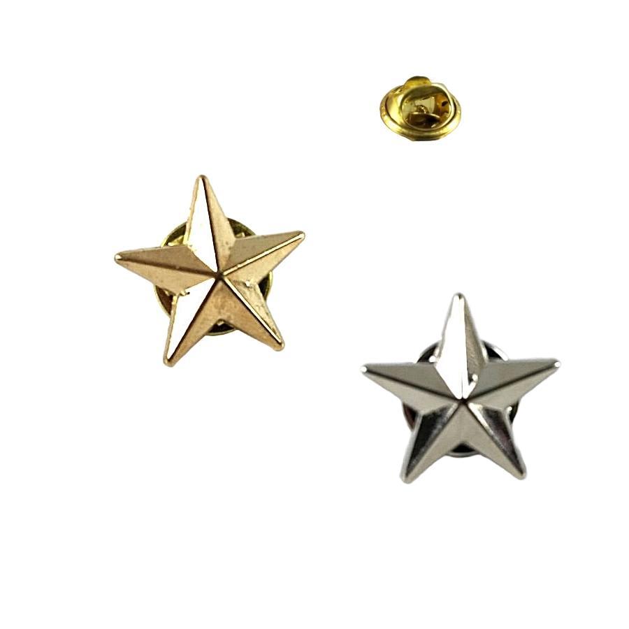 星 五角形 ピンバッジ ピンズ スター 全2色 Y2位 おしゃれ 留め具