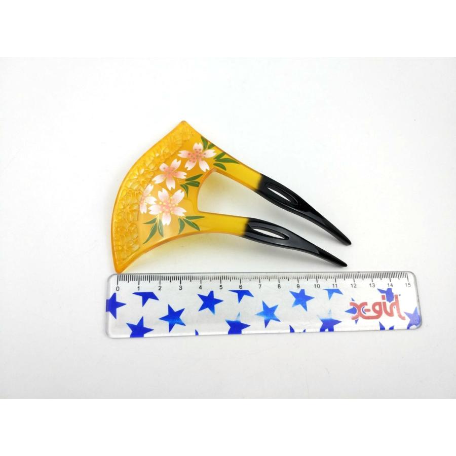 扇 かんざし フラワー 花 桜 二本差し 和装 12cmx9cm 髪飾り 扇 かんざし フラワー 花 桜 二本差し 和装 12cmx9cm 髪飾り