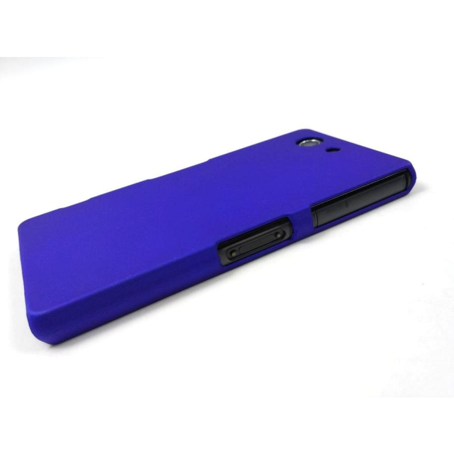 Xperia Z3 Compact SO-02G ハードケース カバー シンプル 全7色 送料  