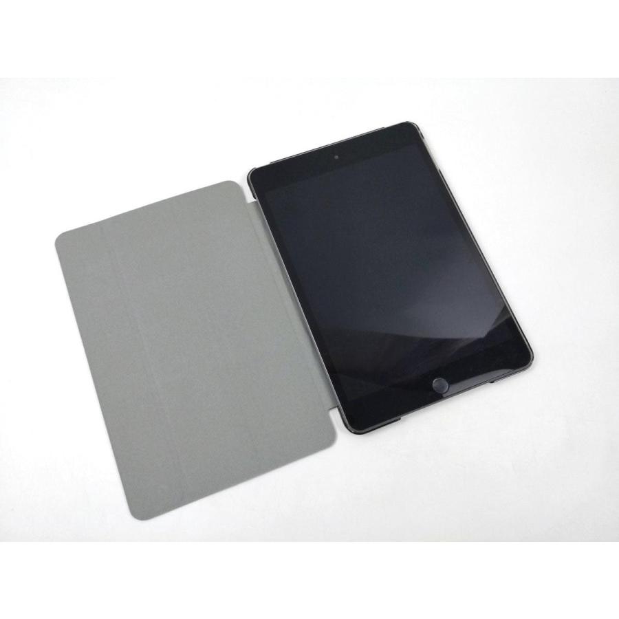 爆買 iPad mini 4用 カバー PUレザー ハードケース 薄型 三つ折り
