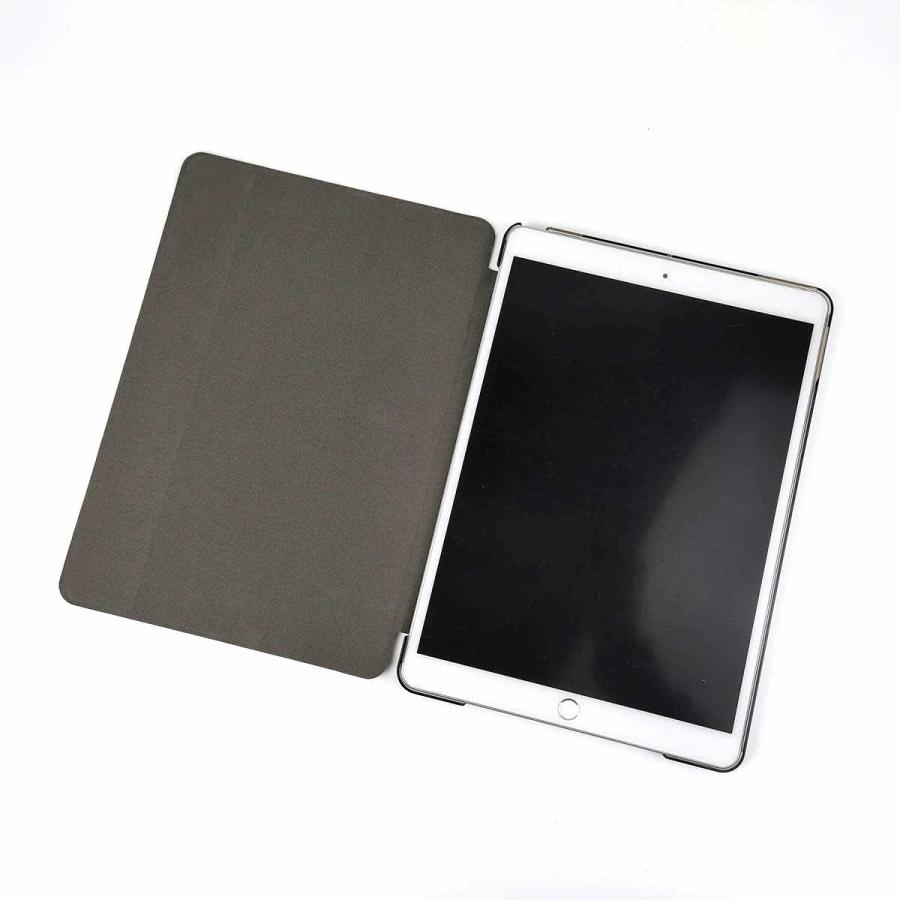 iPad Pro 10.5用 カバー PUレザー ハードケース 三折 スタンド 薄型 全