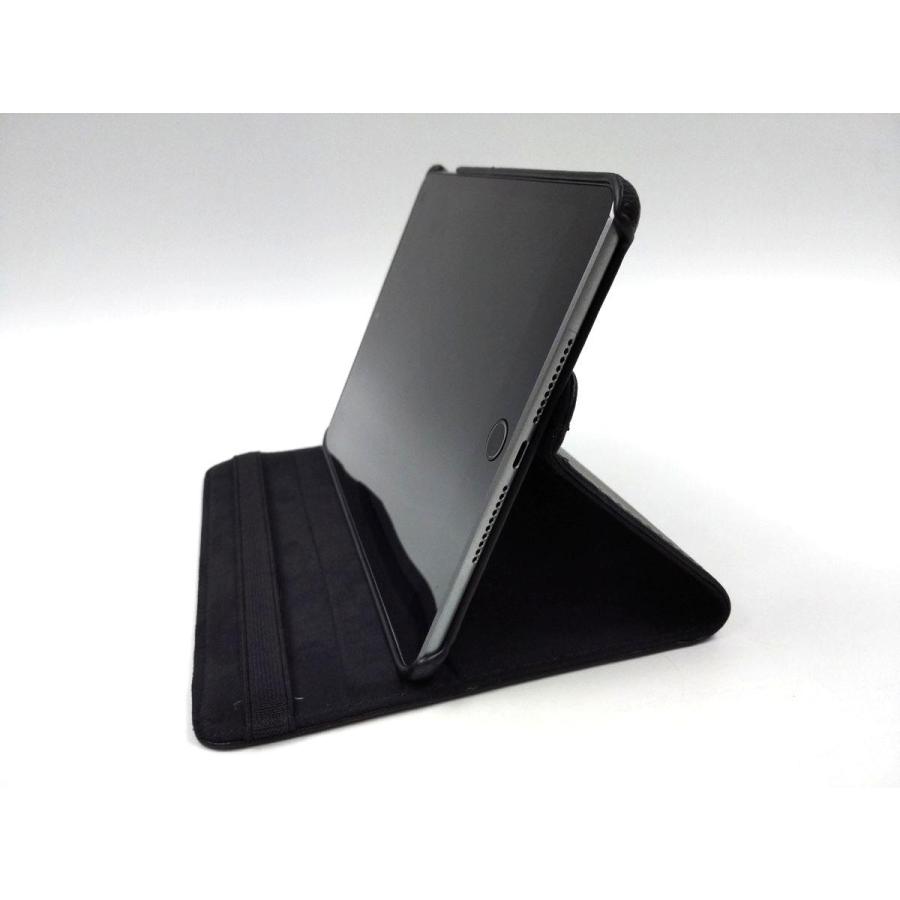 iPad mini 4用 カバー PUレザー+ハードケース ゴム 回転タイプ 全4色