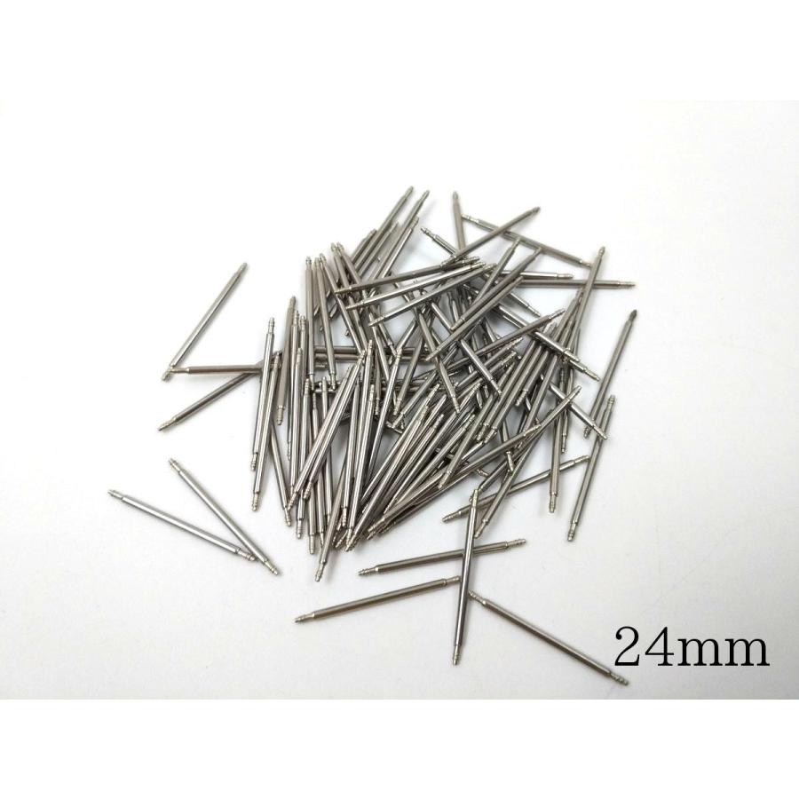 バネ棒 腕時計用 ラグ幅 16mm〜24mm 直径1.5mm 100本セット ステンレス