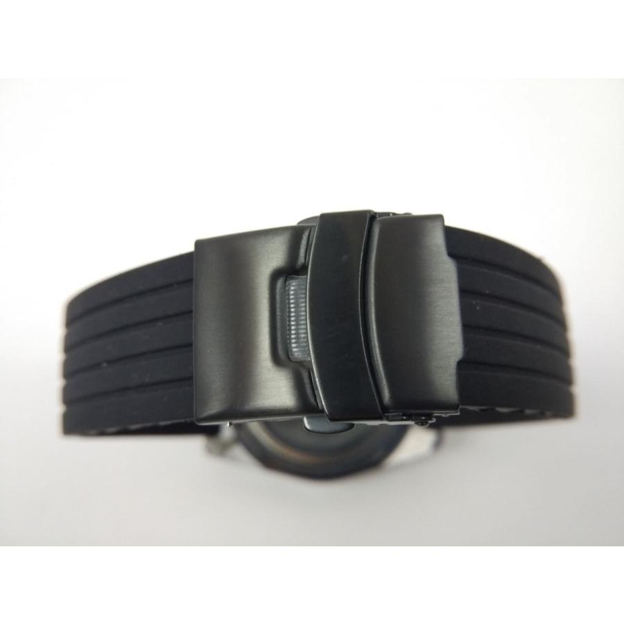 ブライトリング　Dバックル用　ラバーストラップ ベルトブラック168S 24mm ブライトリング Dバックル用 ラバーストラップ ベルトブラック168S 24mm
